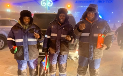 "Нас не пугают ваши холода": Африканские боксеры прилетели в Якутск