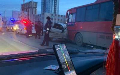 Очевидцы: В Якутске произошло ДТП со смертельным исходом