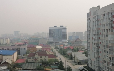 В Якутск принесло дым от лесных пожаров