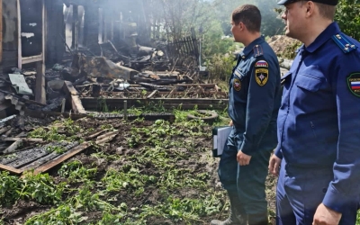 В Томмоте на пожаре погиб человек