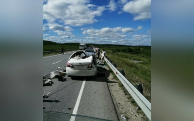 Семья из Якутии попала в страшное ДТП в Амурской области