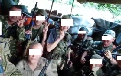Добровольцы из Якутии записали видеоприветствие с передовой на Донбассе