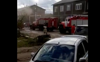 В Якутске пожарные спасли человека