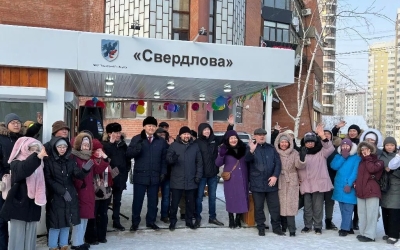 В Якутске торжественно открыли современную остановку «Свердлова»