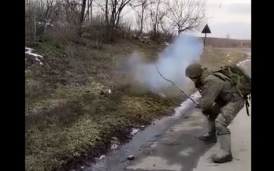 Военнослужащий из Якутии обезвредил мины с помощью обычного шеста