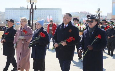 В Якутске отпраздновали 78-ю годовщину Великой Победы