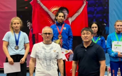Севиль Назарова – чемпионка Международного турнира по женской борьбе в Бишкеке