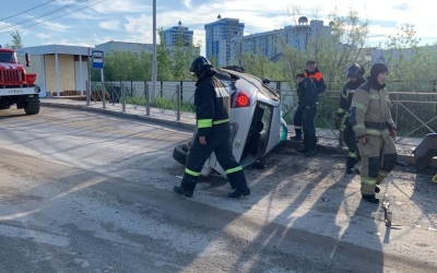 В Якутске в ДТП два человека получили серьезные травмы