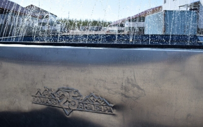 На прииске "Молодо" запущен фонтан, приуроченный к 25-летию АО "Алмазы Анабара" группы АЛРОСА