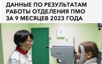 Медицинский центр АЛРОСА подвел итоги работы отделения ПМО за 9 месяцев 2023 года