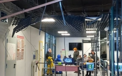 В Якутии в одной из школ произошло обрушение подвесного потолка