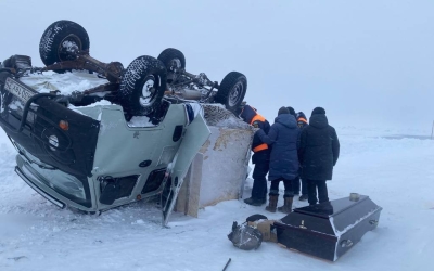 Пять человек попали в ДТП на автозимнике «Сангар»