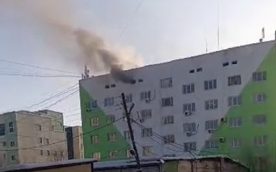 В Якутске произошел пожар в здании Станции скорой медицинской помощи
