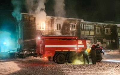 В Якутии на пожаре пострадали двое детей и трое взрослых