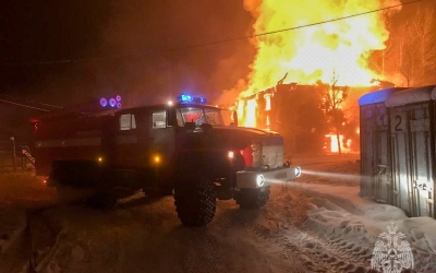 В Якутии на пожаре погиб мужчина: Сгорела избушка на коневодческой базе