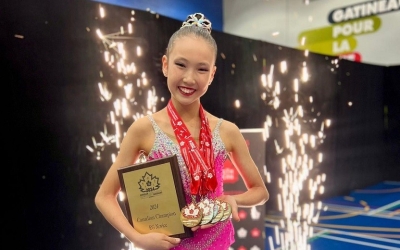 Знай наших: Юная якутянка произвела фурор на первенстве Канады по художественной гимнастике