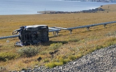 В Булунском районе опрокинулась машина "Почты России": Водитель госпитализирован