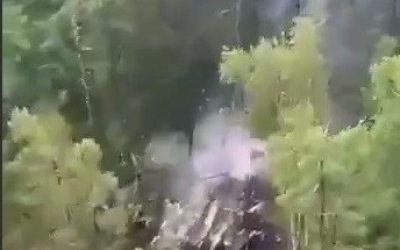 В Амурской области упал самолет Ан-24