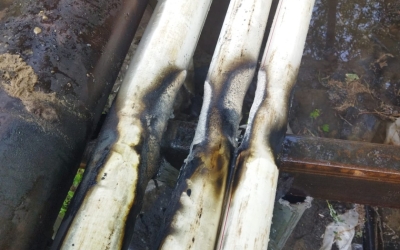 В Якутске возобновились случаи поджога теплотрасс