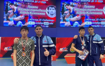 Вольная борьба: Якутяне завоевали две медали на турнире в Нальчике