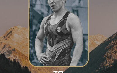 Вольная борьба: Константин Капрынов боролся в финале турнира во Владикавказе