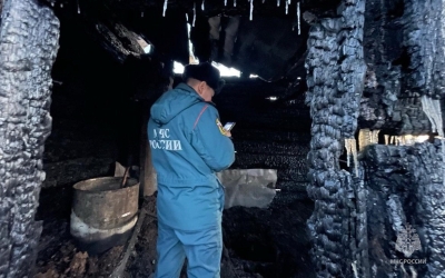 В Верхневилюйском улусе на пожаре погибла пенсионерка