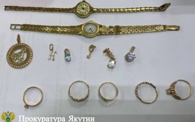 Житель Якутска похитил у знакомой сейф с ювелирными изделиями на общую сумму около 352 тысяч рублей