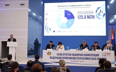 Лидером профсоюзов Якутии вновь избран Николай Дегтярёв