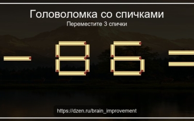 Головоломка №5: Сильнее шевели мозговой извилиной