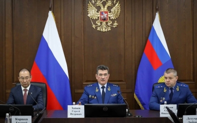 Заместитель Генерального прокурора РФ Сергей Зайцев представил прокурора РС(Я) Сергея Дябкина