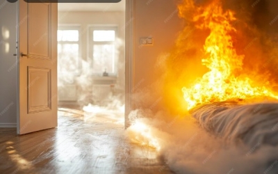 В Якутске на пожаре на ул. Свердлова погибла женщина. Двое детей находятся в крайне тяжелом состоянии