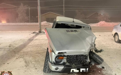 В Якутске за выходные из-за нетрезвых водителей произошло три ДТП