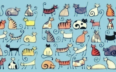 Найдите собаку среди котов за 10 секунд — тест на внимательность для детей и взрослых