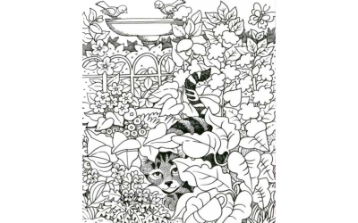 Сложнейший тест на гениальность: найдите 10 спрятанных предметов на картинке с животным