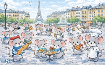 Мышки в отпуске: найдите спрятавшуюся среди них птичку за 5 секунд