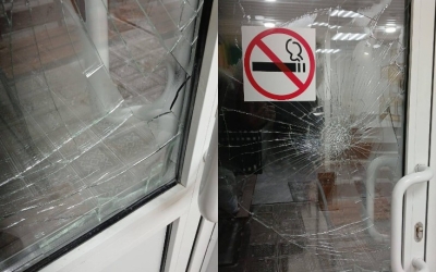 В Якутске вандалы повредили тёплую остановку «Пригородный»