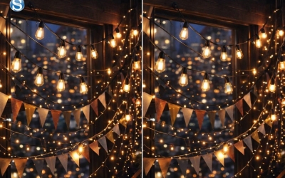 Развлекательная головоломка: Найдите отличие на картинке с красочным окном за 10 секунд! Справитесь?