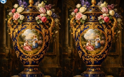 Найди 3 отличия: ваза на двух картинках не одинакова — у тебя всего 15 секунд!