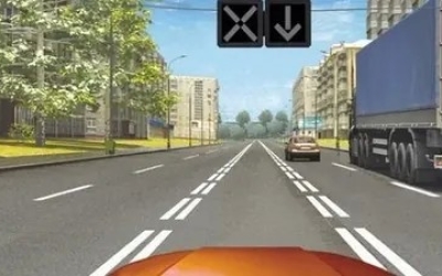 Три вопроса ПДД: реверсивный светофор, объезд препятствия и полоса для маршрутных транспортных средств