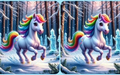 Сказочная лошадка и два секрета: волшебный тест на внимательность