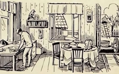 Ответ на советскую головоломку: Сколько предметов на букву «Ч» вы нашли на винтажной открытке