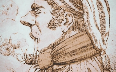 Где на картинке жена этого господина? А вы ее видите? Головоломка XIX века