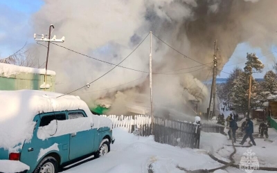 При пожаре в частном доме в Якутии погибла женщина
