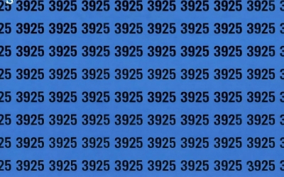 Тест на внимательность: найдите одно отличие среди цифр за 5 секунд!