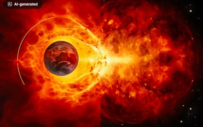 Магнитная буря уровня G2 накроет Центральную Россию в ближайшие 48 часов