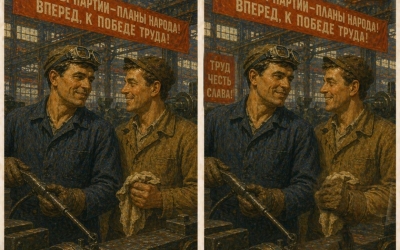 Тест на отличия эпохи СССР: пять секунд и советский завод - проверьте свою зоркость