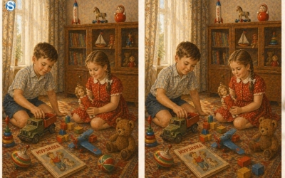 Тест на внимательность из СССР: советские дети играют в игрушки