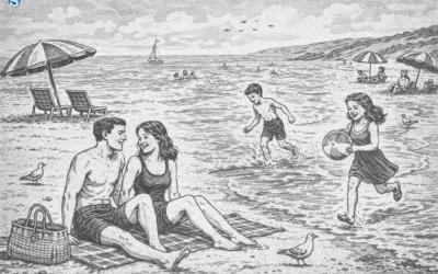 Загадка СССР: найдите все слова на букву «П» на советском пляже