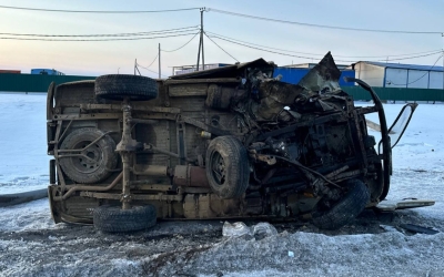 В селе Кангалассы перевернулся УАЗ: Пассажир погиб, водитель в больнице