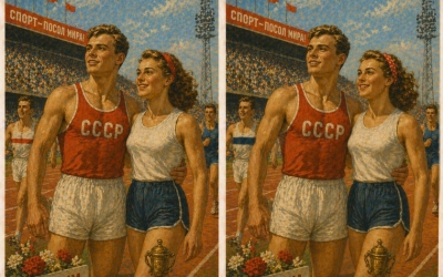 Советские спортсмены: Тест на внимательность из славных времен СССР